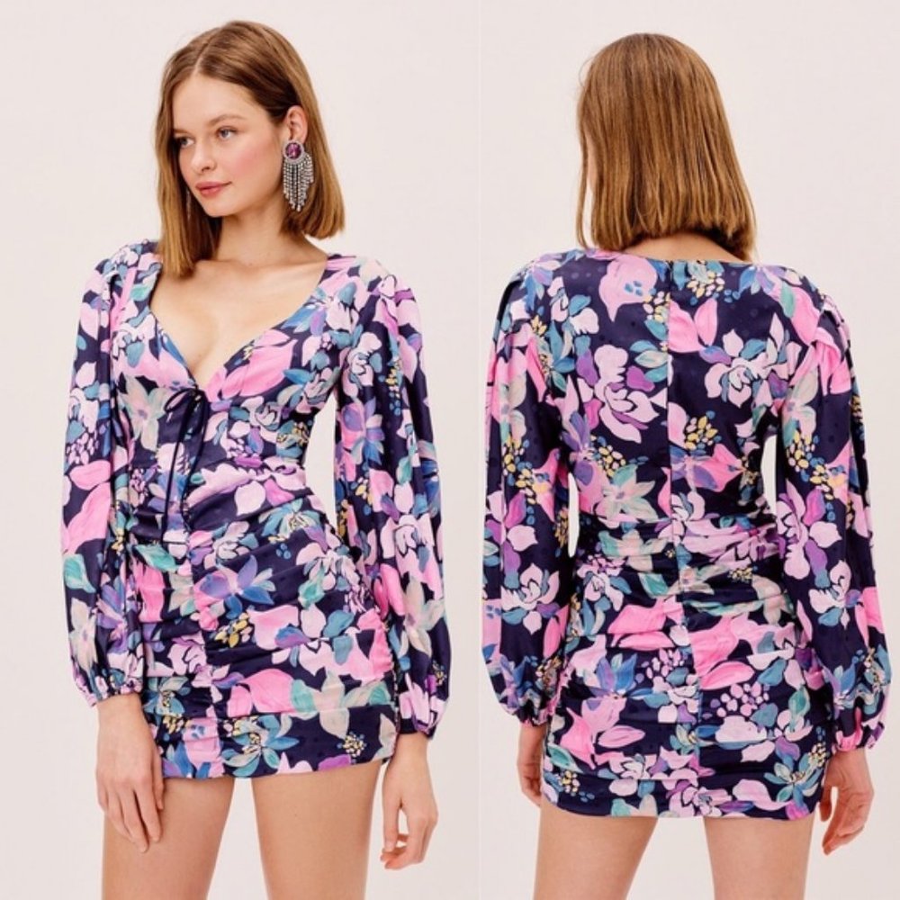 For Love & Lemons Wyatt Mini Dress sz L
